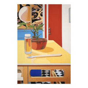 Sunny Pop Potted Pflanze Stillleben Fotodruck