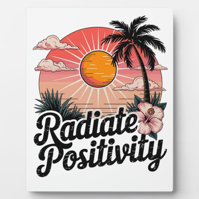 Sunny Positive Szene Fotoplatte (Vorderseite)