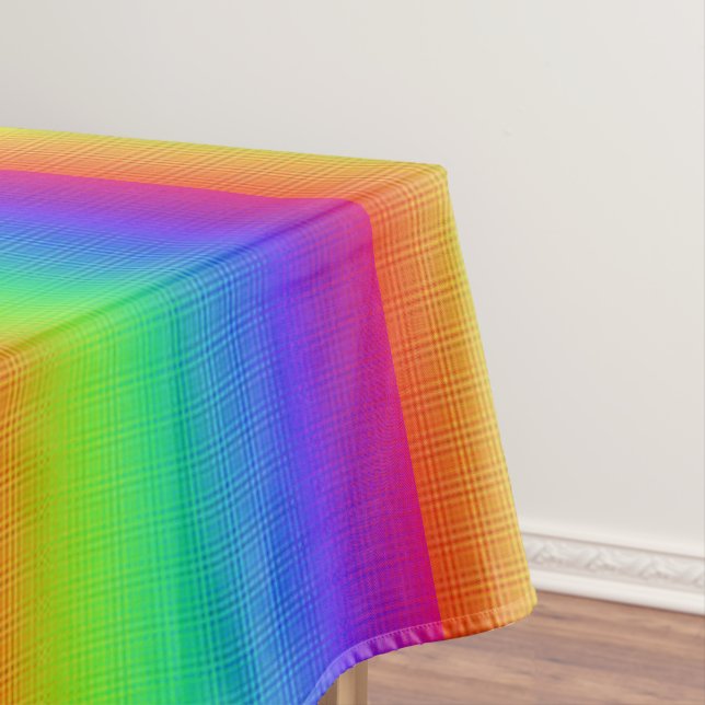 Sunny Rainbow Colorful Tableclout Tischdecke (Beispiel)