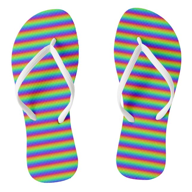 Sunny Rainbow Flip Flops (Fußbett)