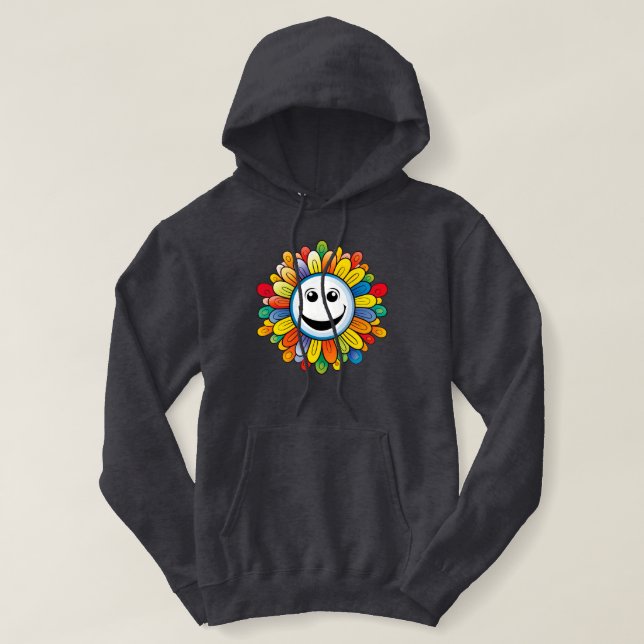 Sunny Ray Flower Hoodie (Design vorne)