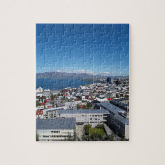 Sunny Reykjavik Puzzle, 8" x 10", 110 Stück Puzzle