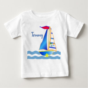 Sunny Sailing Day Baby T-shirt