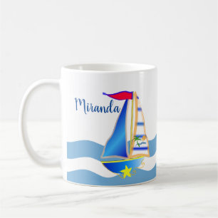 Sunny Sailing Day Kaffeetasse
