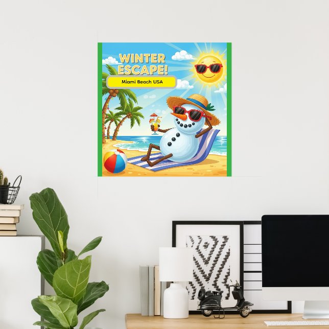Sunny Sands Resort Poster (Heimbüro)