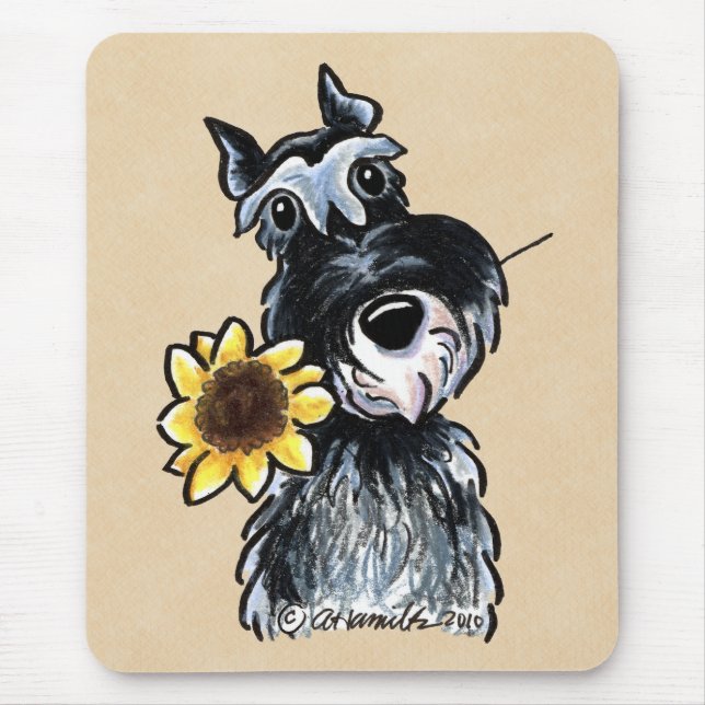 Sunny Schnauzer Classic Mousepad (Vorne)