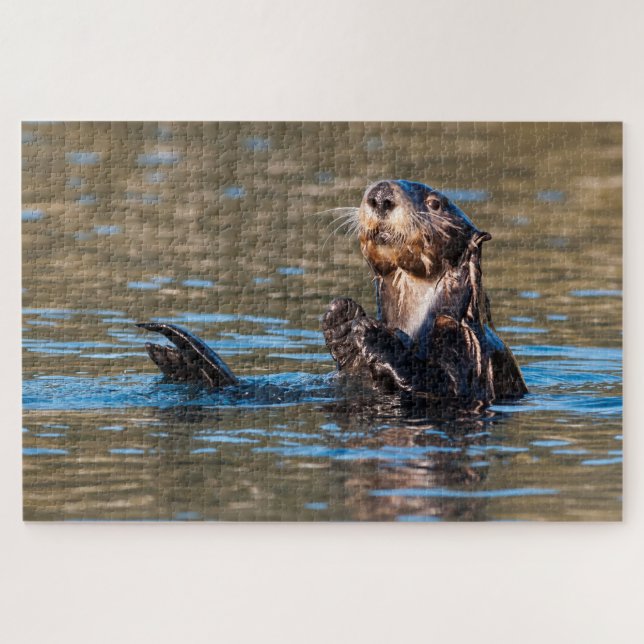Sunny Sea Otter Puzzle (Horizontal)