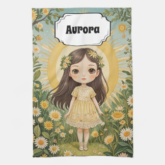 Sunny Serenade Personalisiert Geschirrtuch