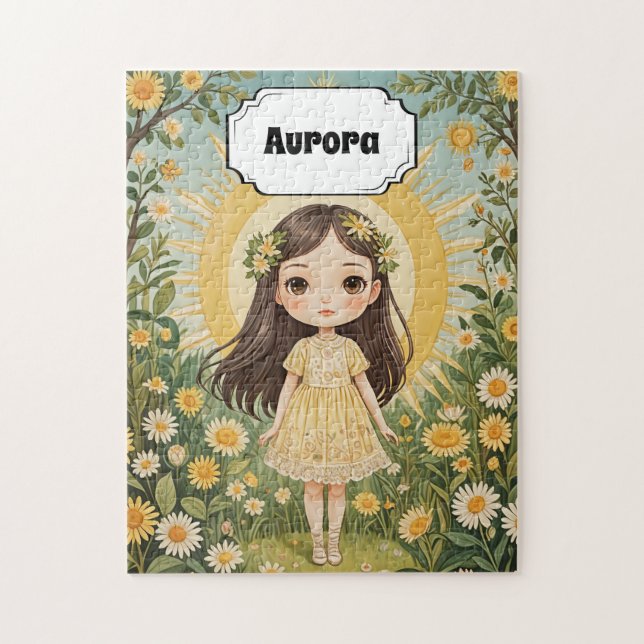 Sunny Serenade Personalisiert Puzzle (Vertikal)