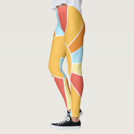 Sunny Shiny Sun Rays Design Leggings