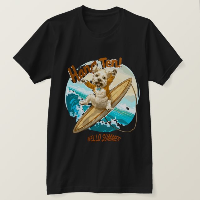 Sunny Skater Pup T-Shirt (Design vorne)