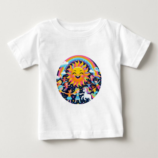 Sunny Smile Baby T-shirt (Vorderseite)