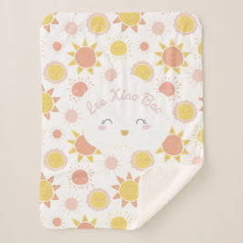 Sunny Smiles Baby Girl Kinderzimmer Personalisiert Sherpadecke