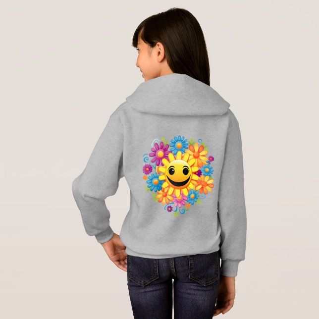 Sunny Smiles Hoodie (Schwarz voll)