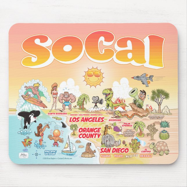 Sunny SoCal Mouse Pad Mousepad (Vorne)