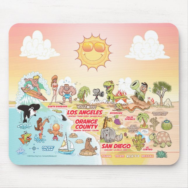 Sunny SoCal Mousepad (Vorne)
