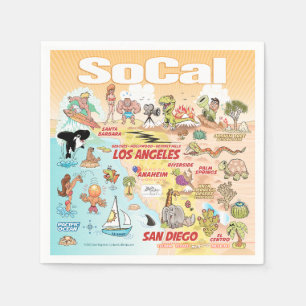 Sunny SoCal Serviette