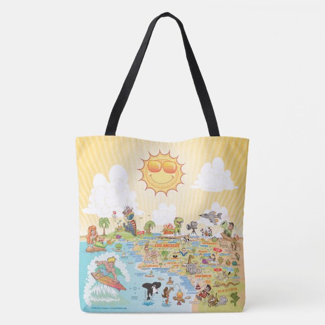 Sunny SoCal Tote Bag (Rückseite)