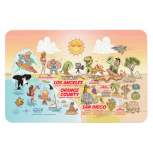 Sunny Southern California Magnet