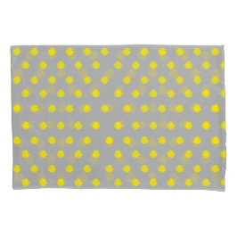 Sunny Splatter Polka Dot Pattern Kissenbezug
