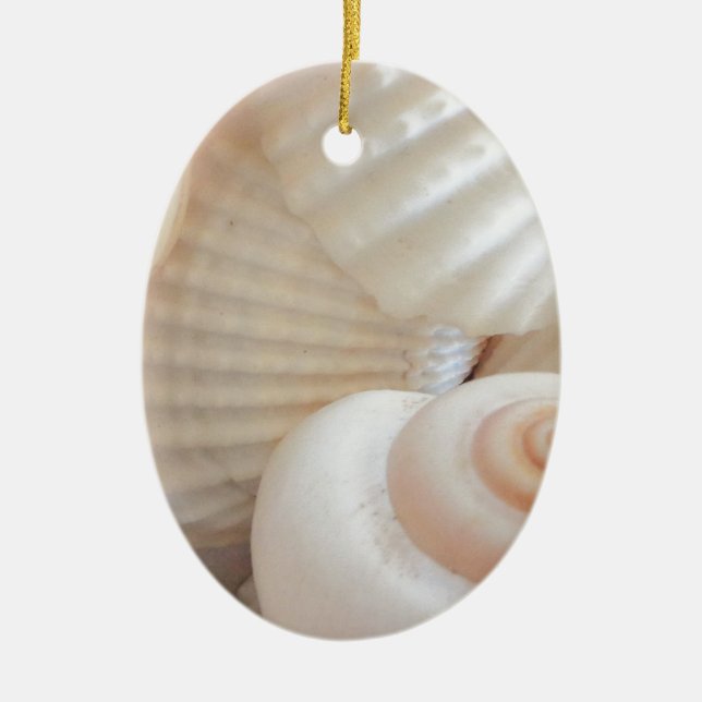 Sunny Summer Seashells Collection Keramikornament (Vorne)