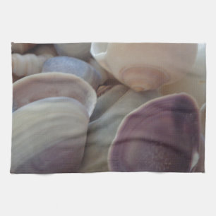 Sunny Summer Seashells, Sea Shell Beach Ocean Küchentuch