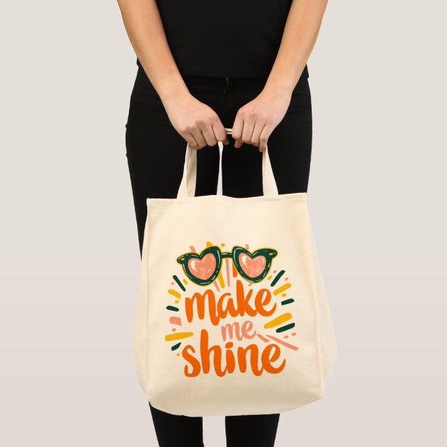 Sunny Summer Shine Letting Tragetasche (Vorderseite (Produkt))