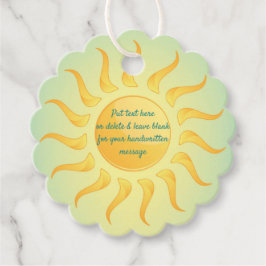 Sunny Sunshine Design Fevor Card Geschenkanhänger