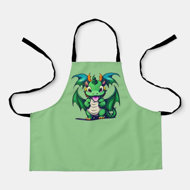 Sunny The Friendly Dragon Schürze (Vorderseite)