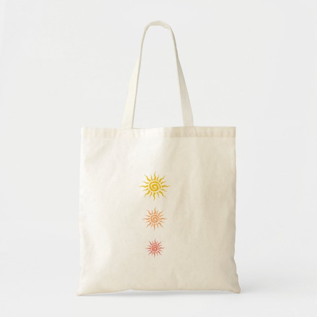 Sunny Tote Bag für den Sommer Tragetasche (Vorne)