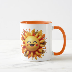 Sunny Vibes Emoji Cup Tasse