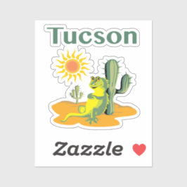 Sunny Vibes Tucson Aufkleber