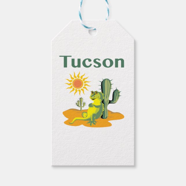 Sunny Vibes Tucson Geschenkanhänger (Vorderseite)