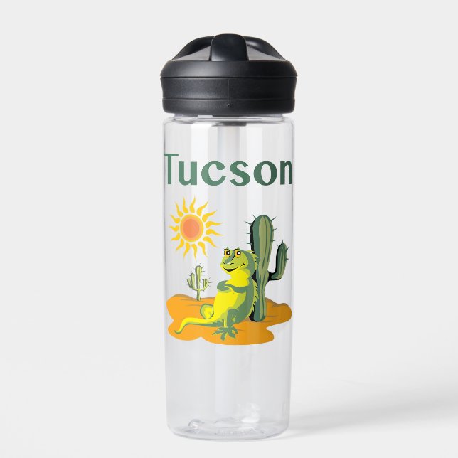 Sunny Vibes Tucson Trinkflasche (Vorderseite)