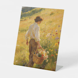 Sunny Wildflower Day Sockelschild