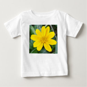 Sunny Yellow Blumen Baby T - Shirt