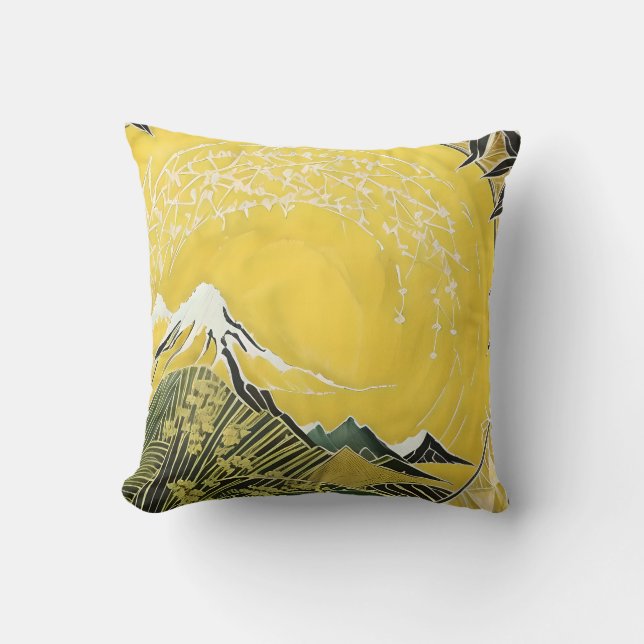 Sunny Zen Kissen (Vorderseite)