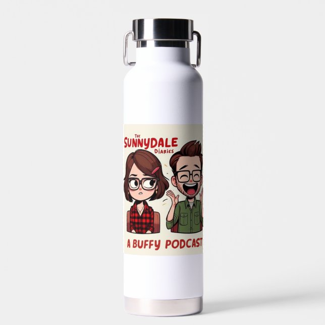 Sunnydale Diaries Podcast Logo Bottle Trinkflasche (Vorne)