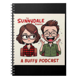 Sunnydale Diaries Podcast Logo Notizbuch Notizblock