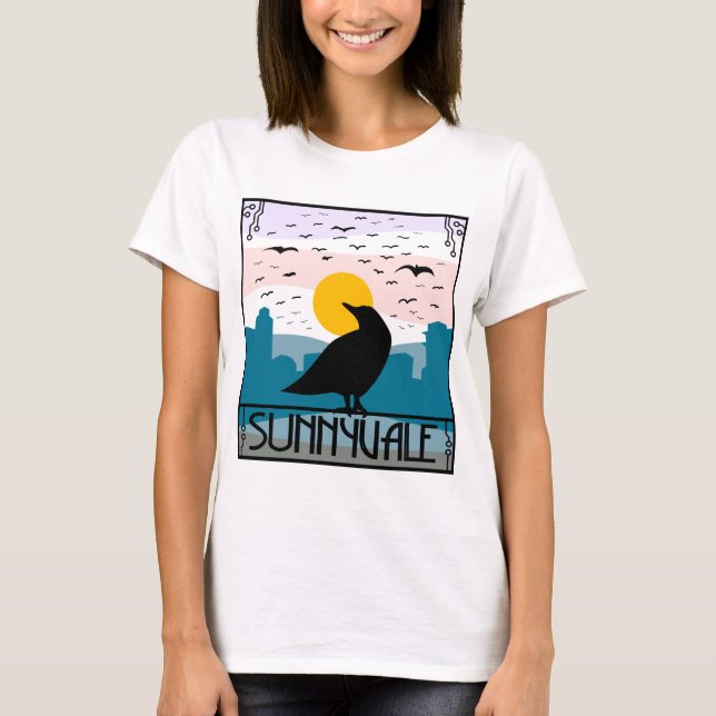Sunnyvale Crow T-Shirt (Vorderseite)