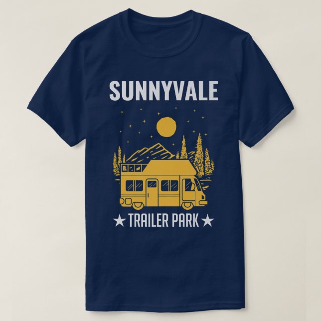 Sunnyvale Trailer Park Mobile Zuhause Truck 2627 T-Shirt (Design vorne)