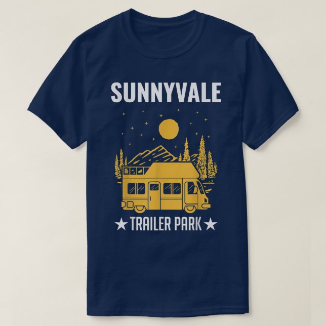 Sunnyvale Trailer Park Mobile Zuhause Truck 2628 T-Shirt (Design vorne)