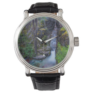 Sunrift Gorge Im Glacier Nationalpark, Montana Armbanduhr