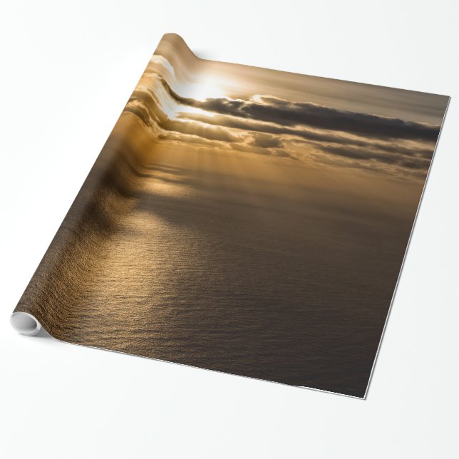 Sunrise above the Atlantic ocean Geschenkpapier (Ungerollt)