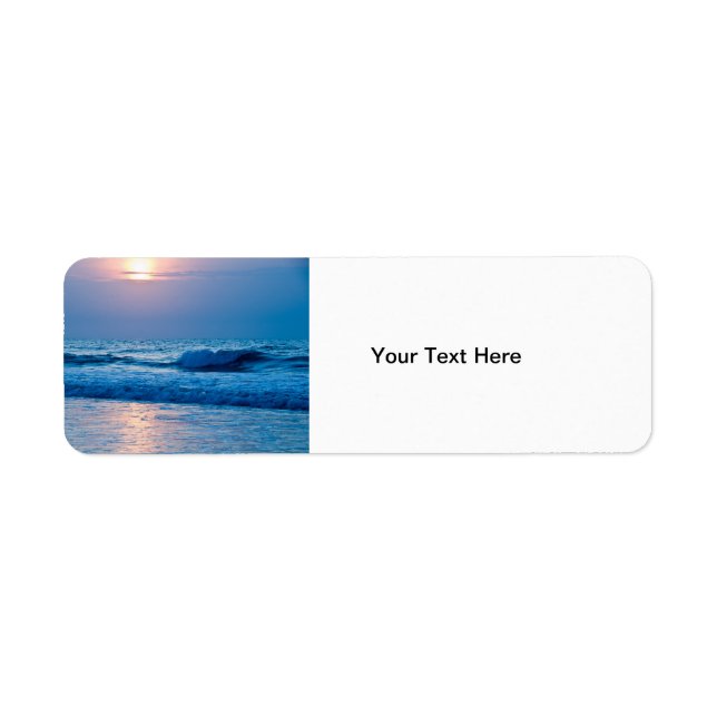 Sunrise Address Label (Vorne)