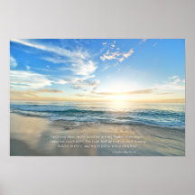 Sunrise and Beach Inspiration Poster