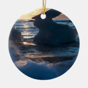 Sunrise and Iceberg formations Keramikornament