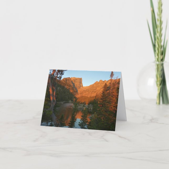 Sunrise at Dream Lake II Karte (Vorderseite)