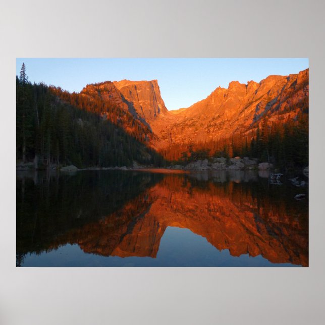 Sunrise at Dream Lake III Poster (Vorne)