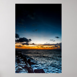 Sunrise at Jetty Park, Fort Pierce, Florida Poster